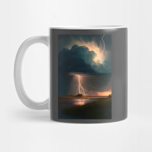 Thunder and Lightening Landscape Tee Mug